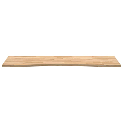 Schreibtischplatte Unbehandelt 140x60x2,5 cm Massivholz Eiche