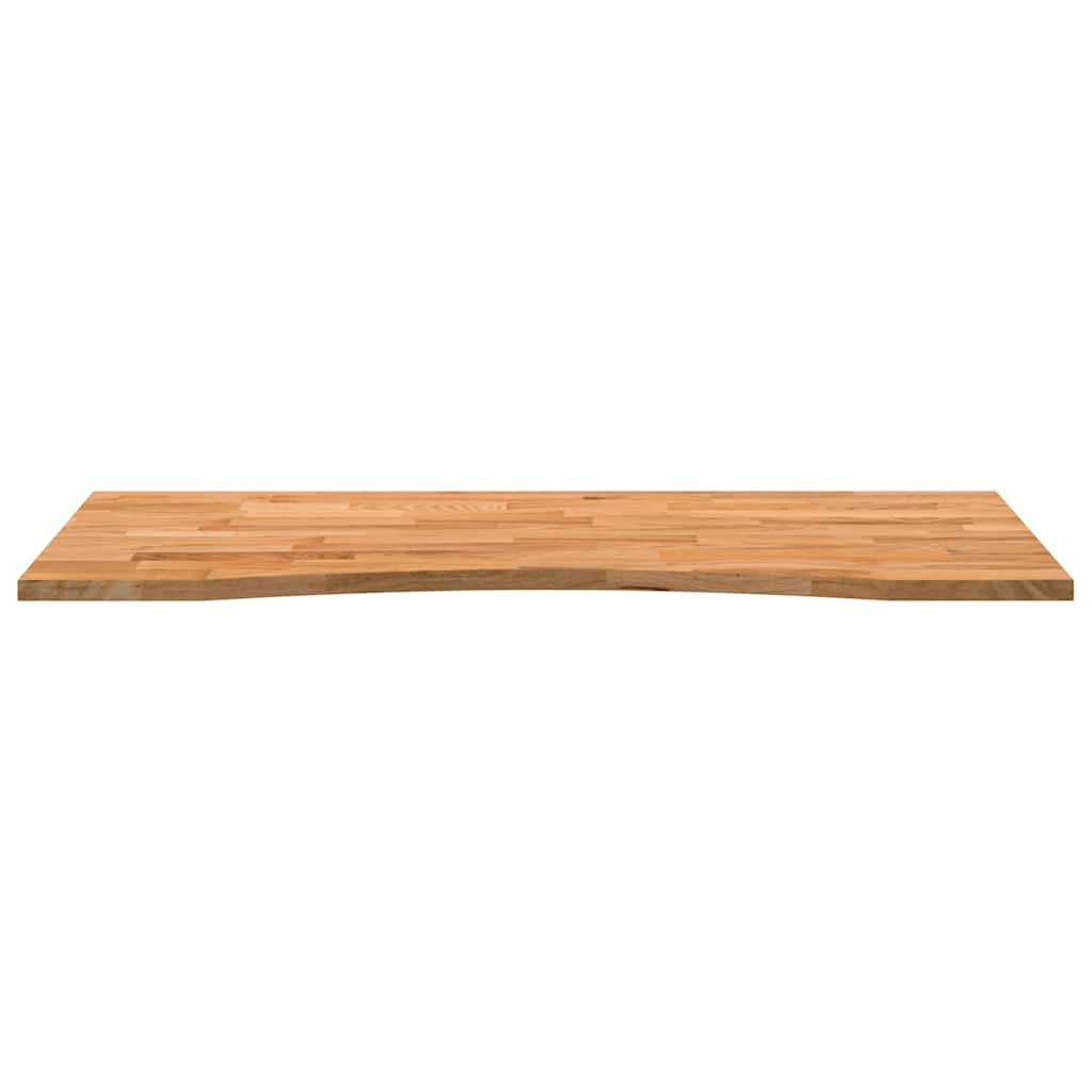 Schreibtischplatte Hellbraun 120x60x2,5 cm Massivholz Eiche