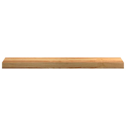 Fensterbänke 2 Stk. Hellbraun 80x15x2 cm Massivholz Eiche