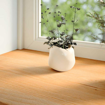 Fensterbänke 2 Stk. Hellbraun 70x20x2 cm Massivholz Eiche