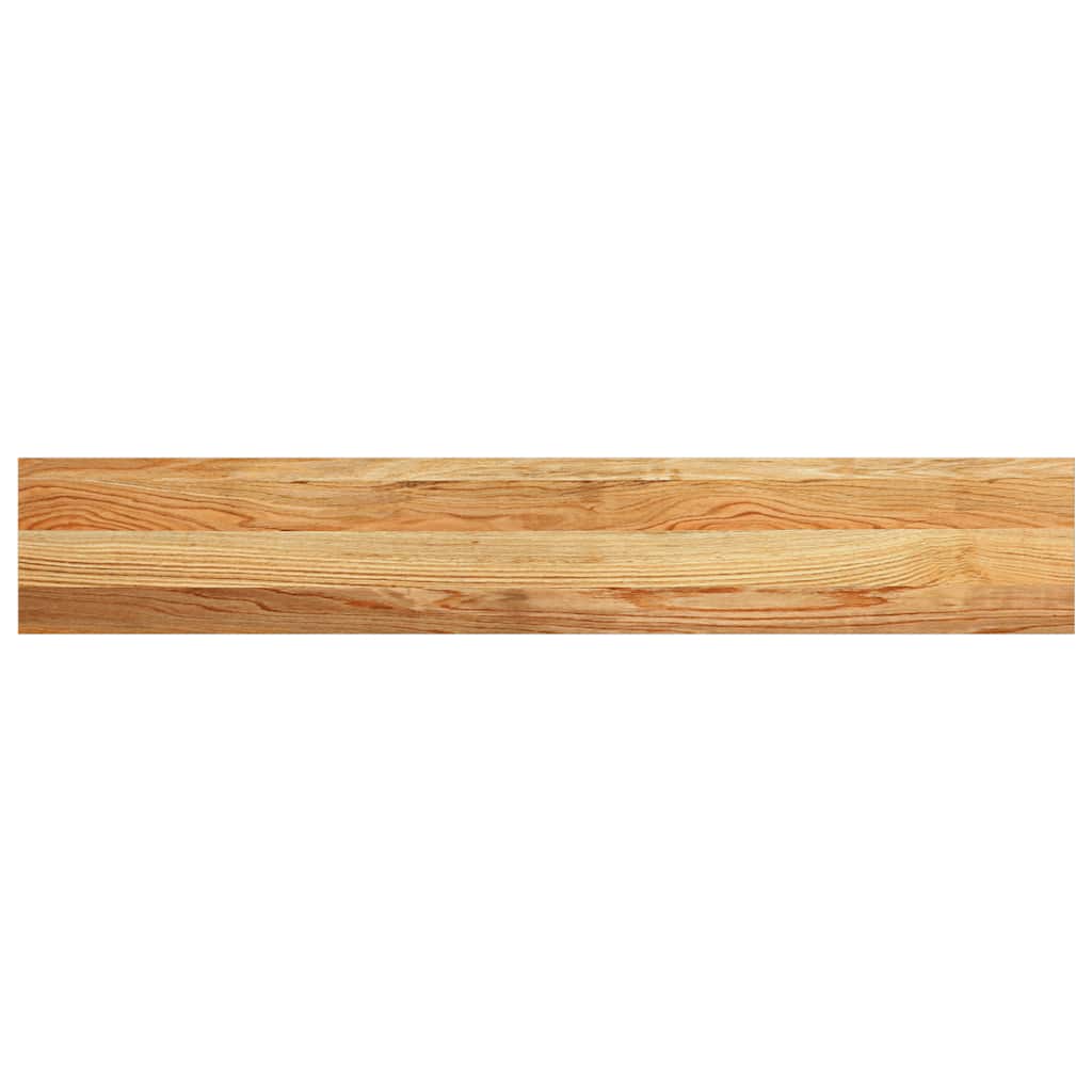 Fensterbänke 2 Stk. Hellbraun 120x20x2 cm Massivholz Eiche