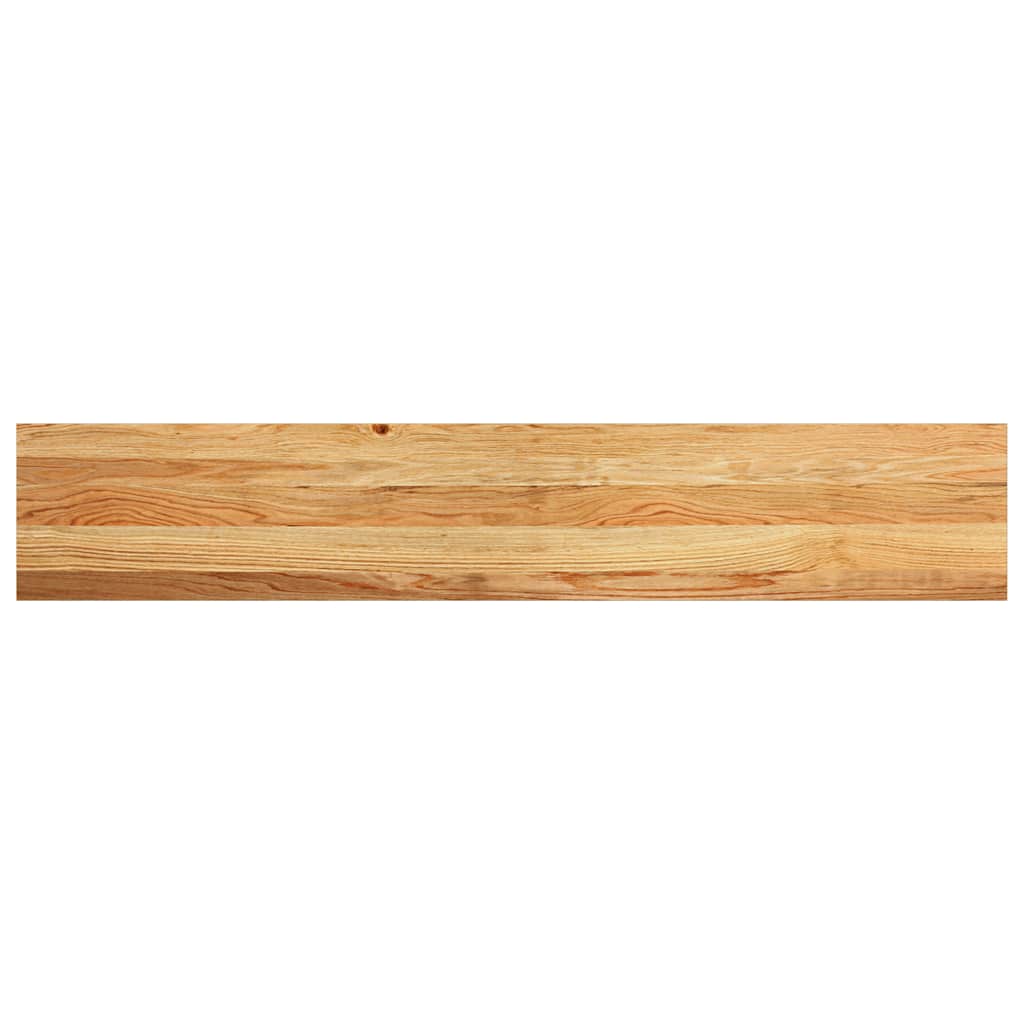 Fensterbänke 2 Stk. Hellbraun 140x25x2 cm Massivholz Eiche