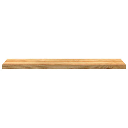 Fensterbänke 2 Stk. Hellbraun 110x30x2 cm Massivholz Eiche