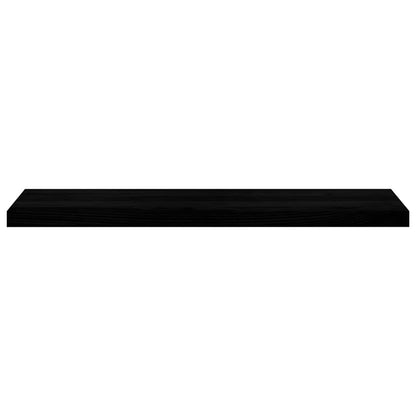 Fensterbänke 2 Stk. Braun-Schwarz 100x25x2 cm Massivholz Eiche