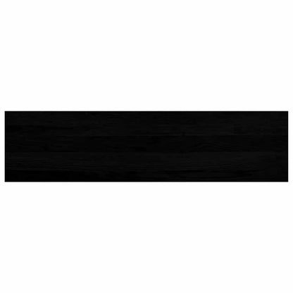 Fensterbänke 2 Stk. Braun-Schwarz 100x25x2 cm Massivholz Eiche