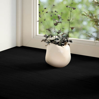 Fensterbänke 2 Stk. Braun-Schwarz 80x30x2 cm Massivholz Eiche