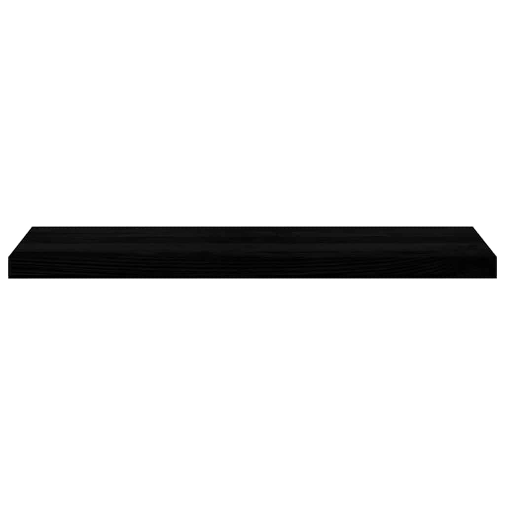 Fensterbänke 2 Stk. Braun-Schwarz 90x30x2 cm Massivholz Eiche