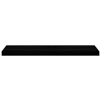 Fensterbänke 2 Stk. Braun-Schwarz 90x30x2 cm Massivholz Eiche