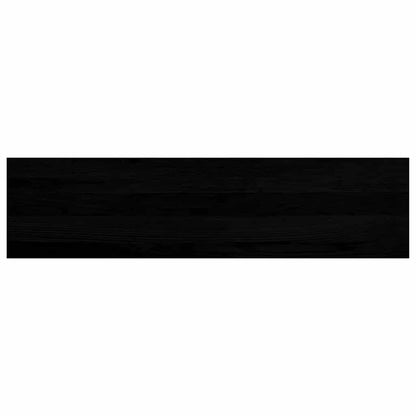 Fensterbänke 2 Stk. Braun-Schwarz 100x30x2 cm Massivholz Eiche