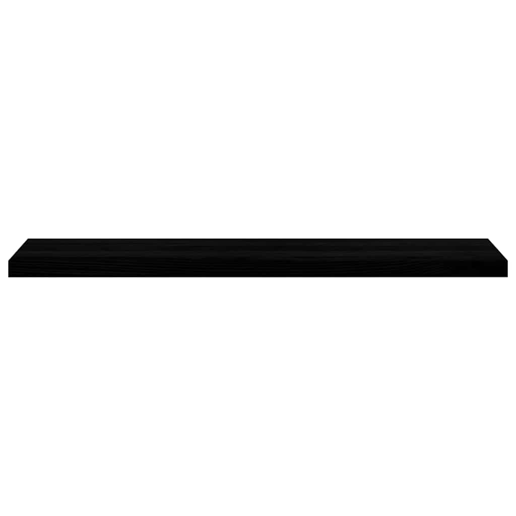 Fensterbänke 2 Stk. Braun-Schwarz 120x30x2 cm Massivholz Eiche