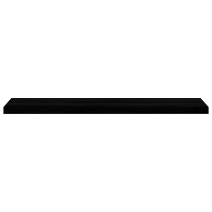 Fensterbänke 2 Stk. Braun-Schwarz 120x30x2 cm Massivholz Eiche