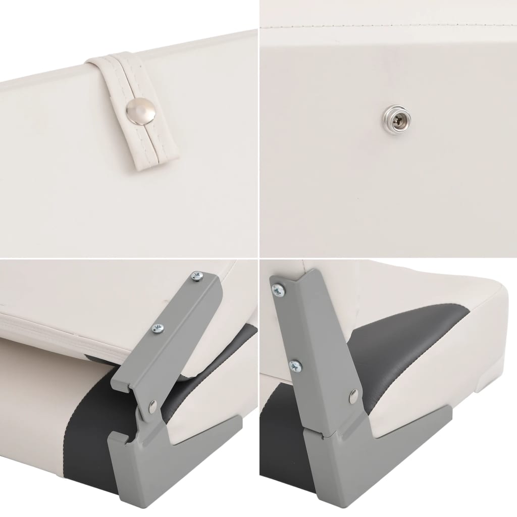 Klappbarer Bootssitz 1 Set Niedrige Rückenlehne