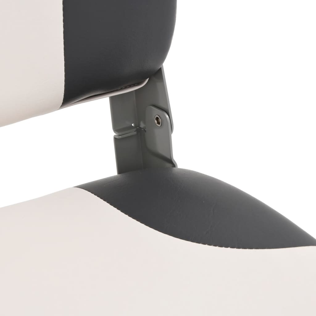 Klappbarer Bootsitz 2er-Set Niedrige Rückenlehne