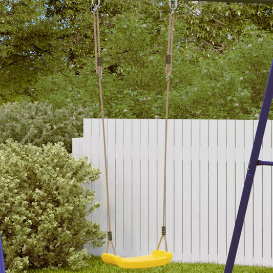 Balançoire pour enfants réglable jaune