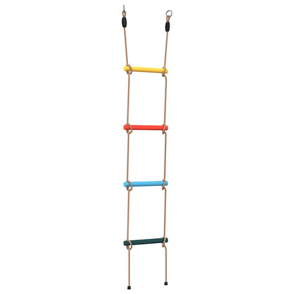 Strickleiter für Kinder mit 4 Sprossen Mehrfarbig
