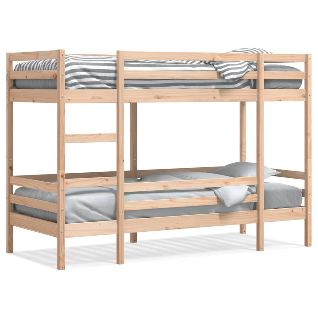 Etagenbett ohne Matratze 90x190 cm Massivholz Kiefer