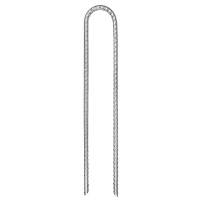 Zeltheringe 6 Stk. U-Form 30 cm Ø8,5 mm Verzinkter Stahl