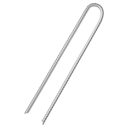 Zeltheringe 6 Stk. U-Form 37 cm Ø11,3 mm Verzinkter Stahl