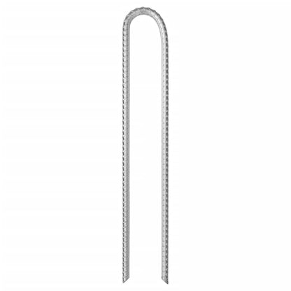 Zeltheringe 12 Stk. U-Form 37 cm Ø11,3 mm Verzinkter Stahl