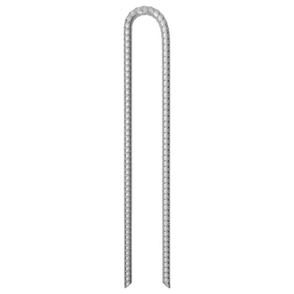 Zeltheringe 6 Stk. U-Form 41,5 cm Ø13 mm Verzinkter Stahl