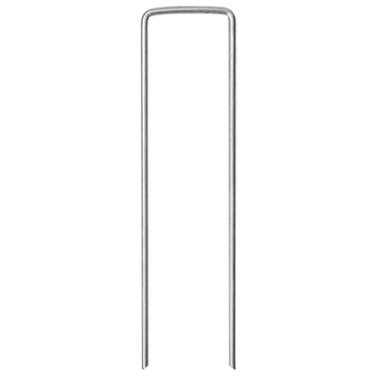Bodenanker U-Form 25 Stk. 15x3,5 cm Verzinkter Stahl
