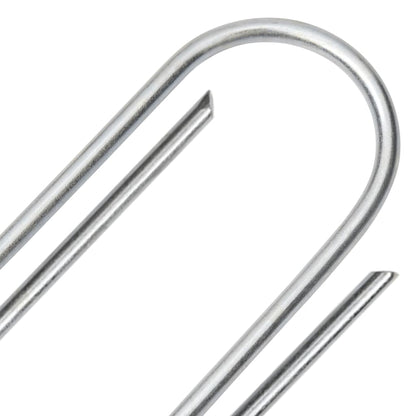 Bodenanker U-Form 25 Stk. 15x3,5 cm Verzinkter Stahl