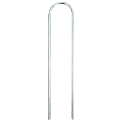 Bodenanker 25 Stk. U-Form 20x3,5 cm Verzinkter Stahl