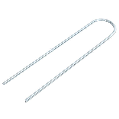 Bodenanker 25 Stk. U-Form 20x3,5 cm Verzinkter Stahl
