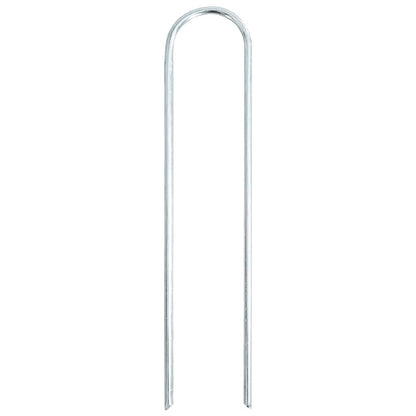 Bodenanker 50 Stk. U-Form 20x3,5 cm Verzinkter Stahl