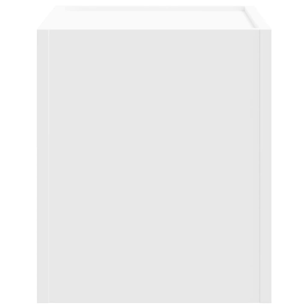 Tables de chevet murales 2 pcs. Blanc 45x30x35 cm