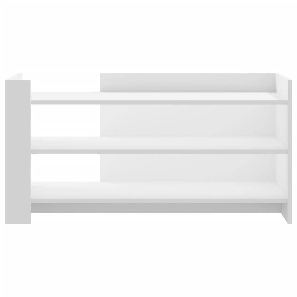 Table basse blanche 100x50x50 cm en bois