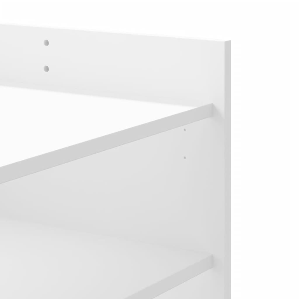 Table basse blanche 100x50x50 cm en bois