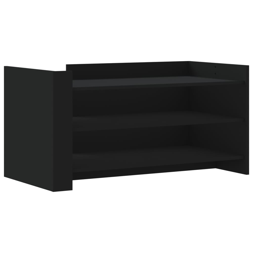 Coffee Table Black 100x50x50 cm Wood Material