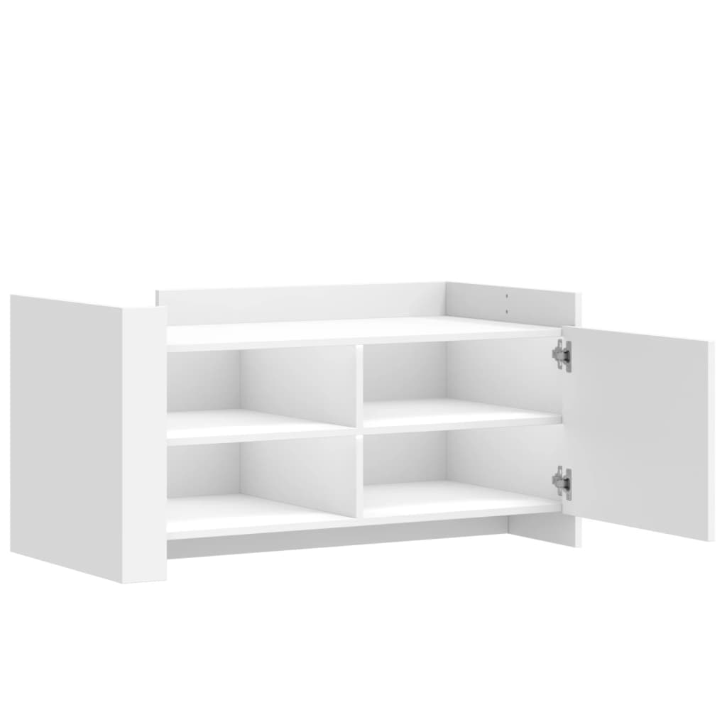 Table basse blanche 100x50x50 cm en bois
