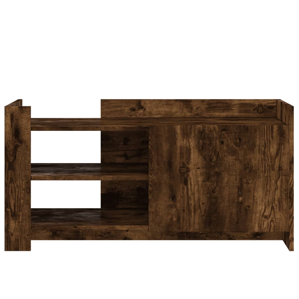 Coffee table smoked oak 100x50x50 cm wood material