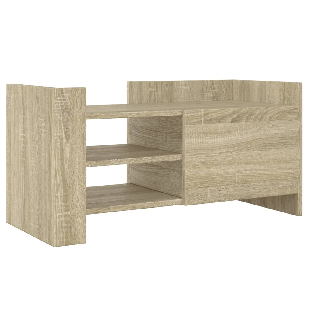 Meuble TV chêne Sonoma 80x35x40 cm matériau bois