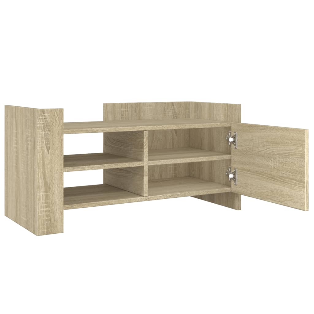 Meuble TV chêne Sonoma 80x35x40 cm matériau bois