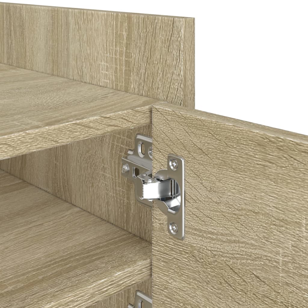 Meuble TV chêne Sonoma 80x35x40 cm matériau bois