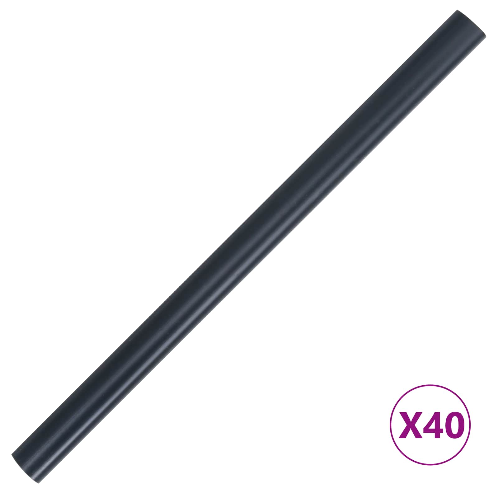 Garten Sichtschutzbildschirme 70 x 0,19 m PVC Dunkelgrau