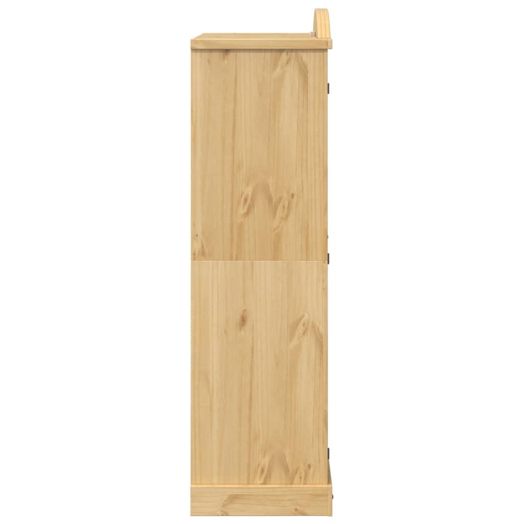 Armoire Corona 102x52x186 cm en bois de pin massif