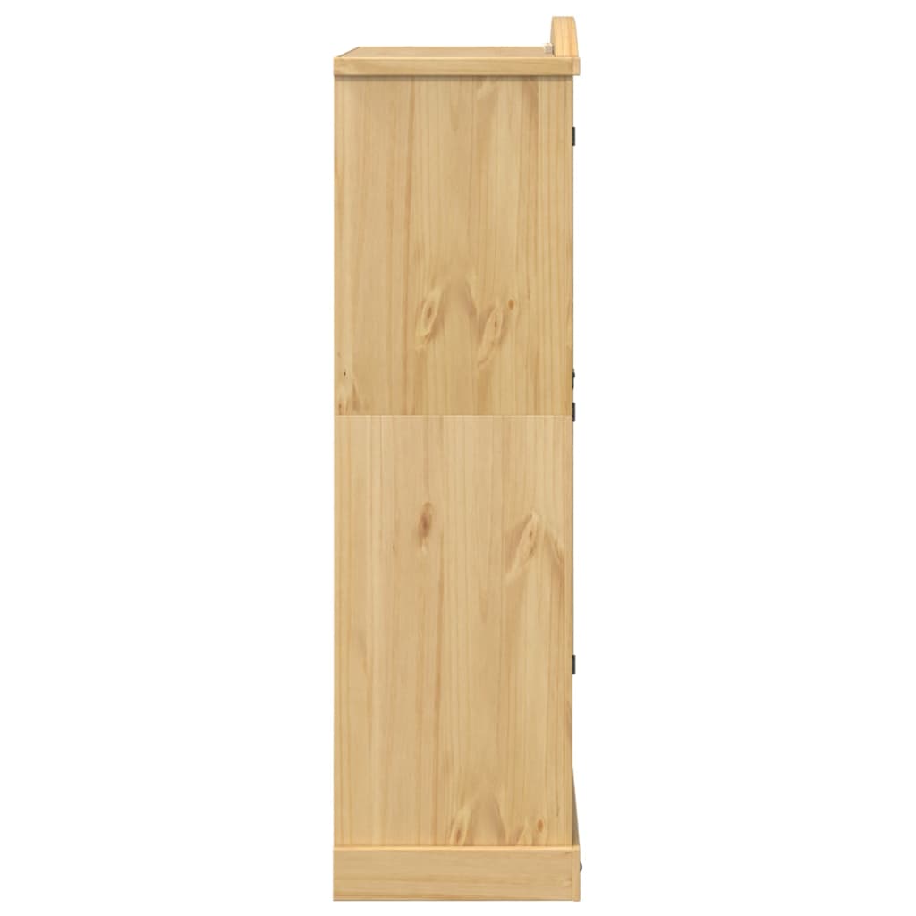 Armoire Corona 102x52x186 cm en bois de pin massif