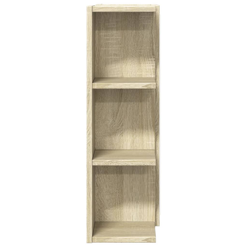 Armoire de toilette avec miroir chêne Sonoma 80x20,5x64 cm matériau bois