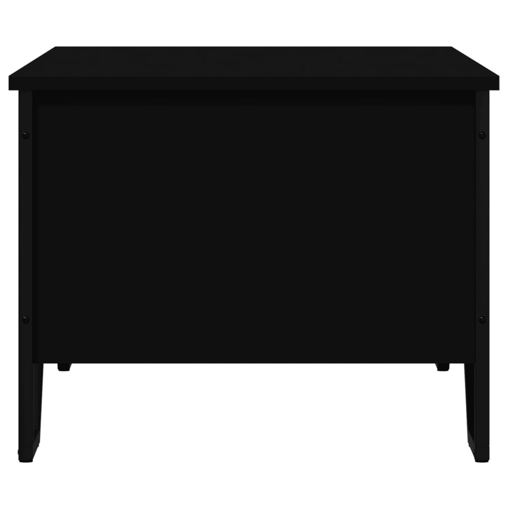 Coffee Table Black 100x51x40 cm Wood Material
