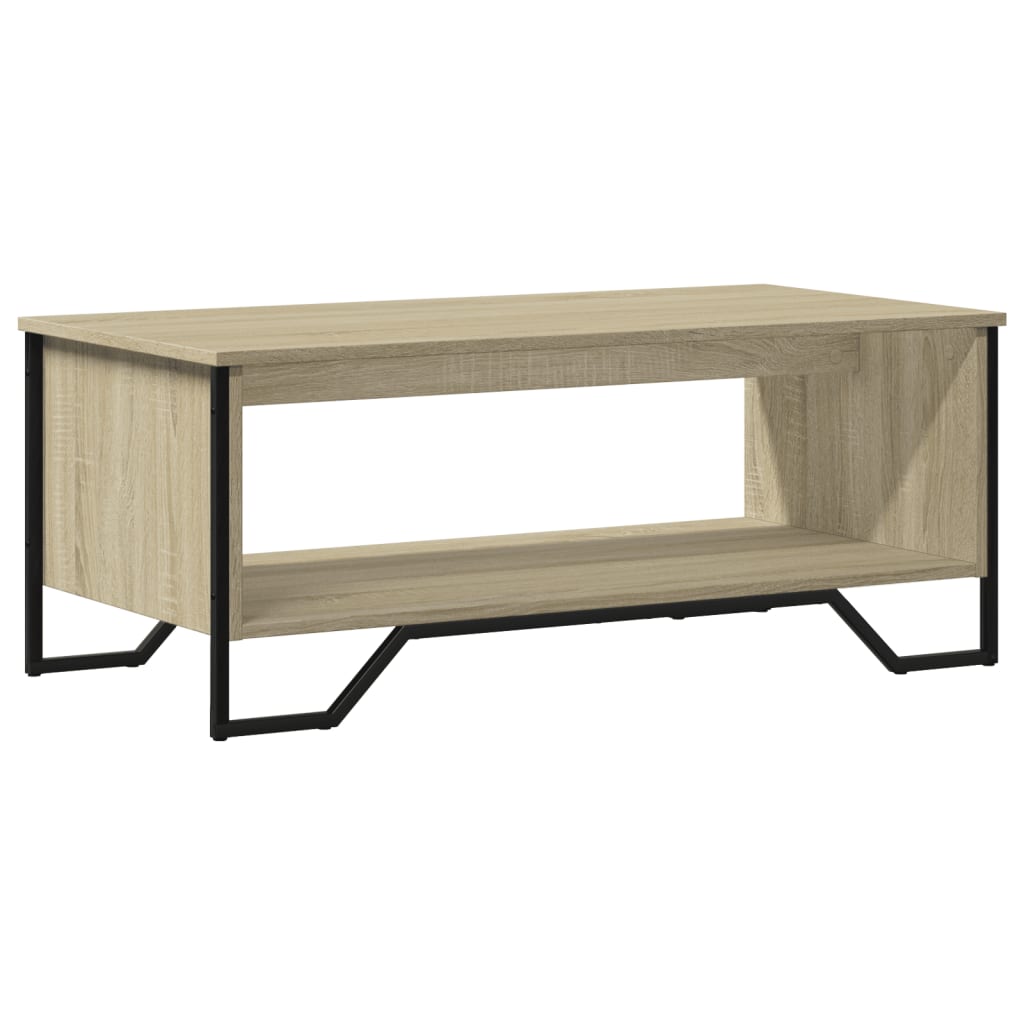 Coffee table Sonoma oak 100x51x40 cm wood material