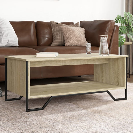 Coffee table Sonoma oak 100x51x40 cm wood material