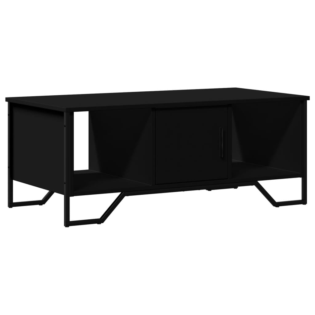 Coffee Table Black 100x51x40 cm Wood Material