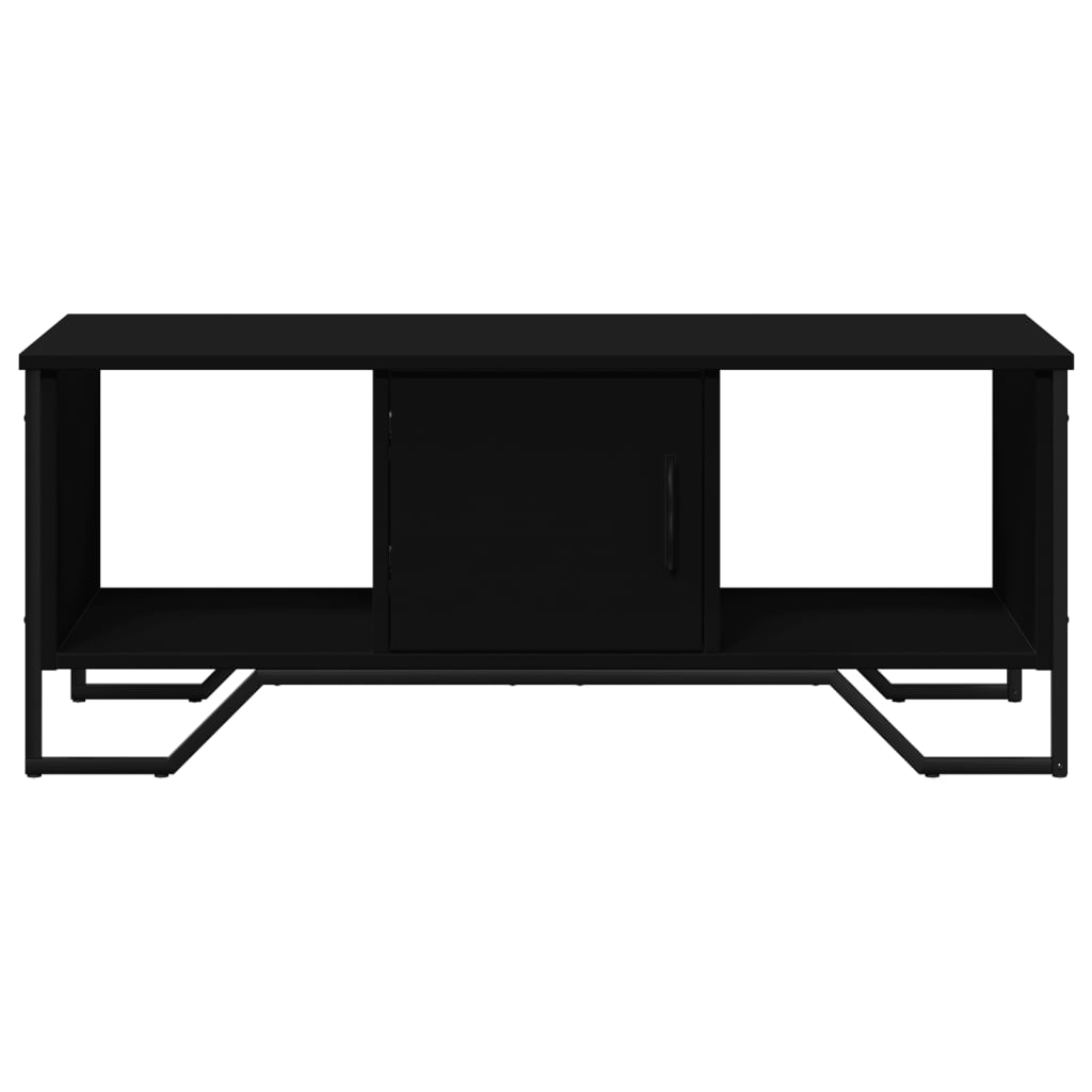 Coffee Table Black 100x51x40 cm Wood Material