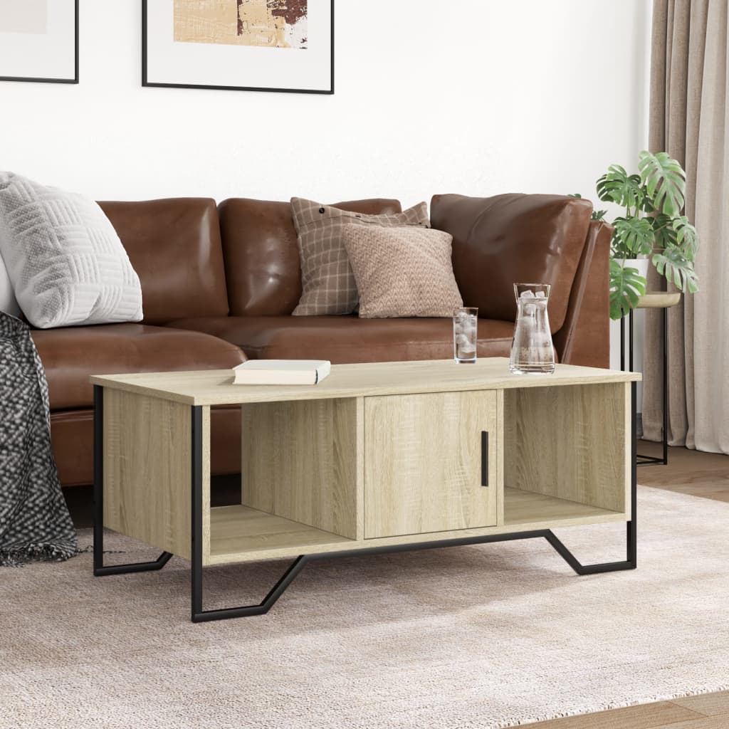 Coffee table Sonoma oak 100x51x40 cm wood material