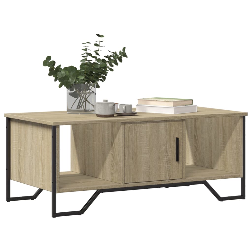 Coffee table Sonoma oak 100x51x40 cm wood material