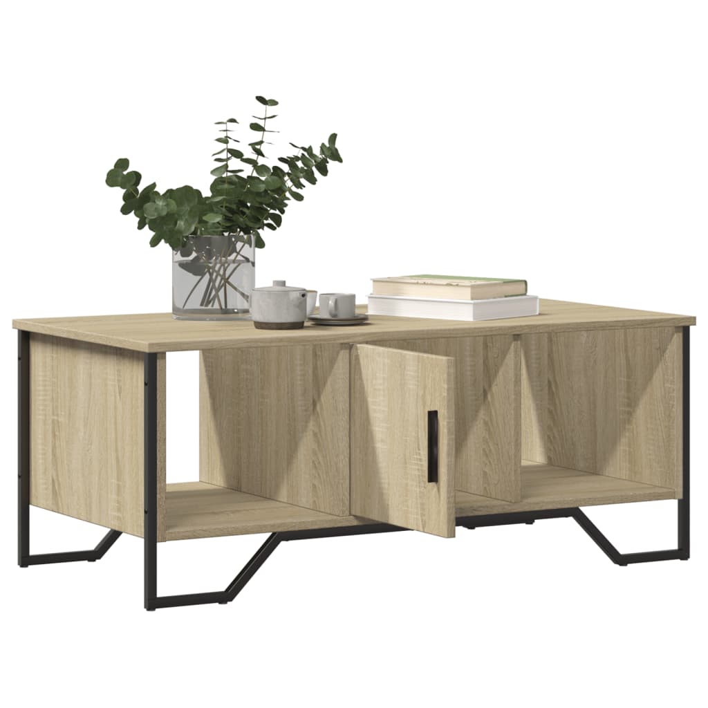 Coffee table Sonoma oak 100x51x40 cm wood material